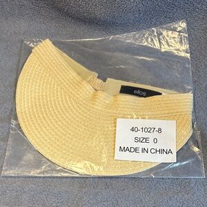 Ellos Beige Women's Sun Visor